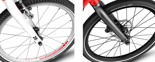Scheibenbremsen vs. Felgenbremsen
