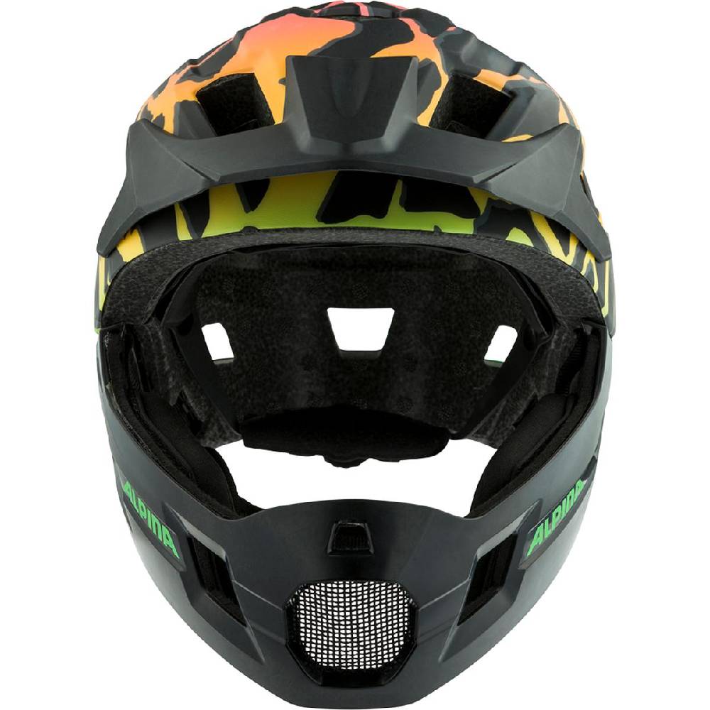 fahrradhelm fullface kinder Alpina RUPI Kinderbike-Helm | neon-fading matt