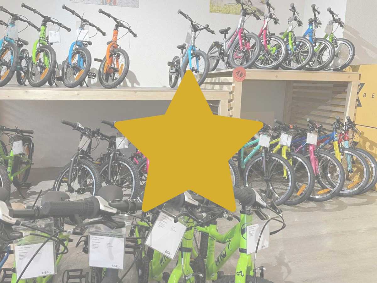 Fachgeschäft spezialisiert auf Kindervelos