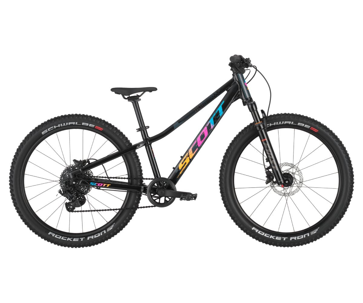 Scott Scale RC 200 black Kinderbike mit 24&#39;&#39; Rädern und Federgabel