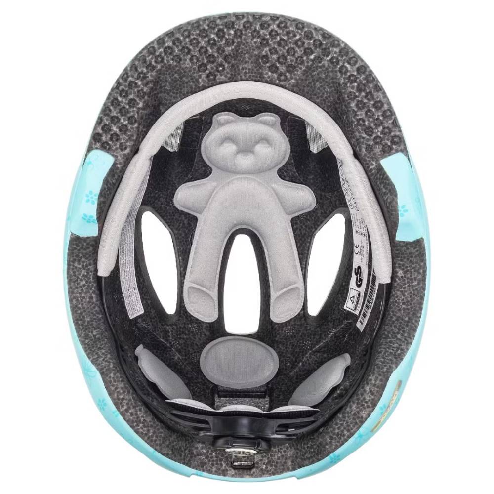 Uvex OYO STYLE Kindervelo-Helm M | Flowers cyan matt
