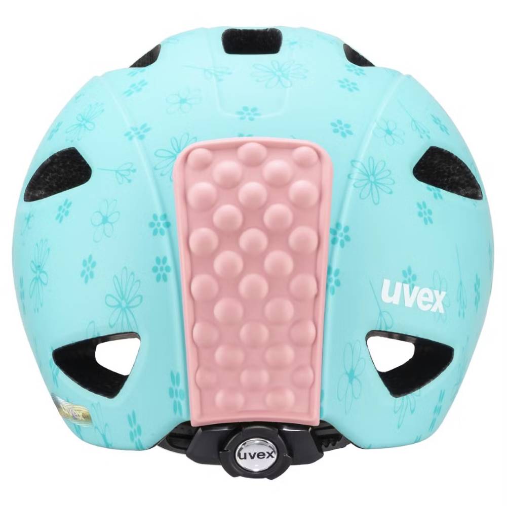 Uvex OYO STYLE Kindervelo-Helm M | Flowers cyan matt
