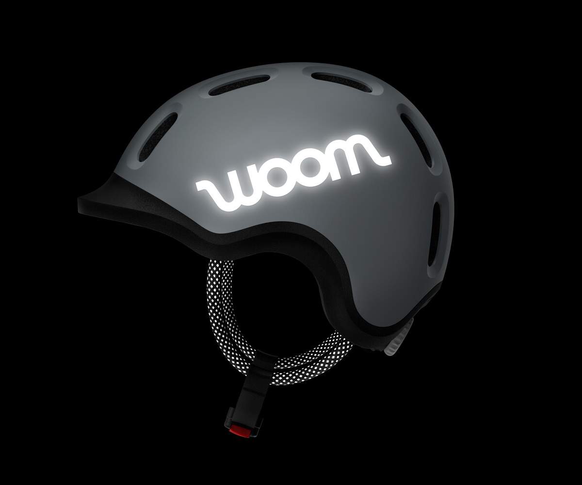Woom READY Kinderfahrrad-Helm M | pale grey
