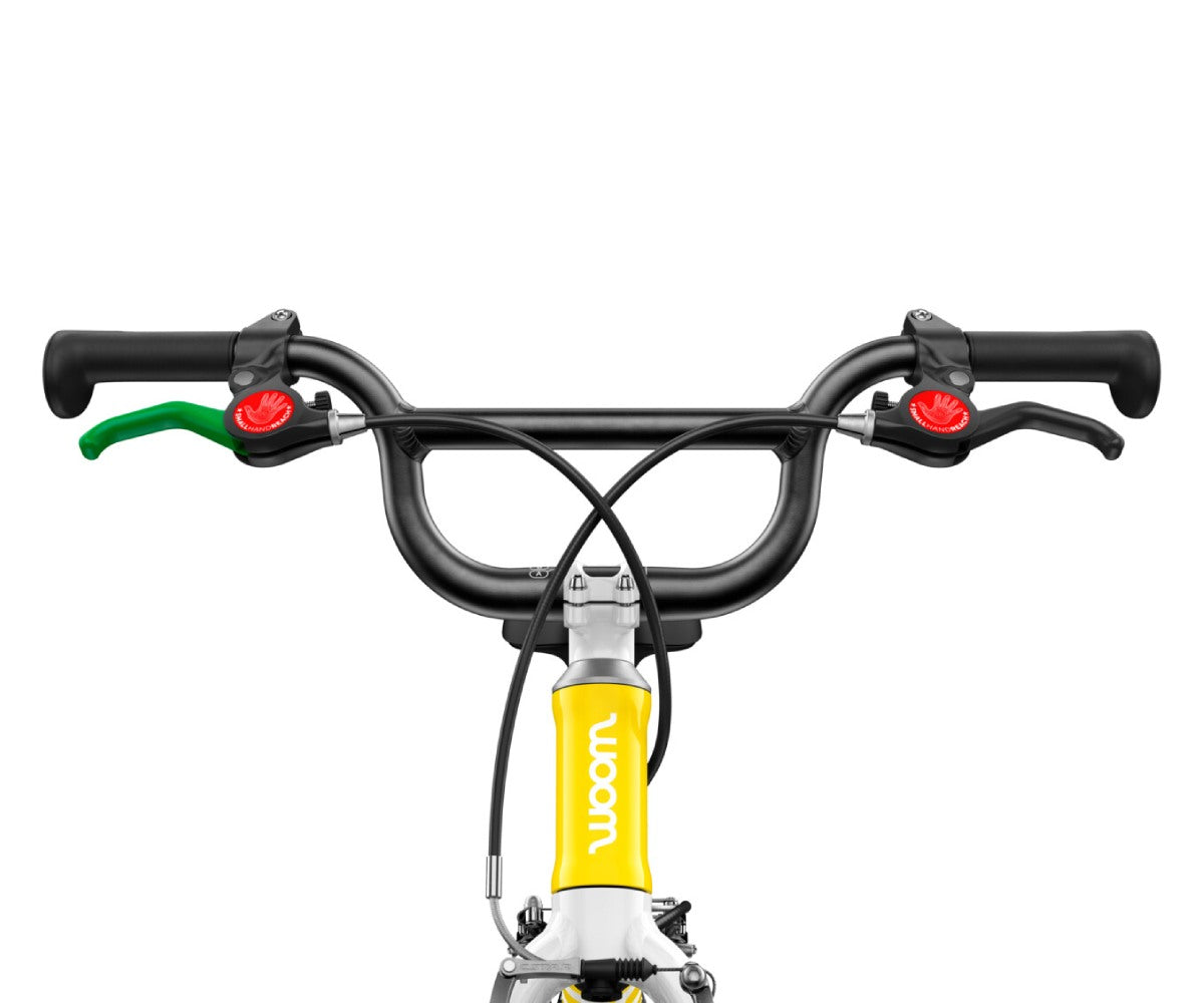 Woom-Go-1Plus und 2 Front gelb